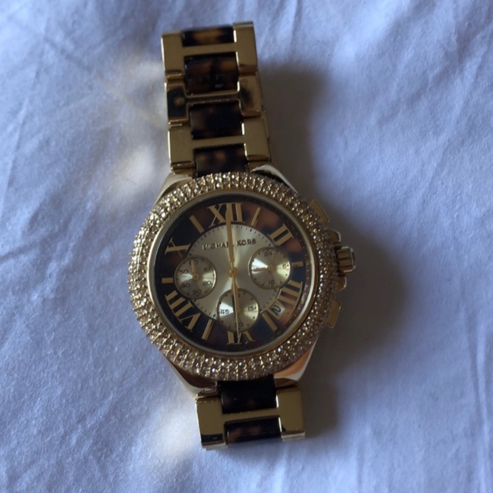 MK tortoise gold stainless steel mk-5301 watch